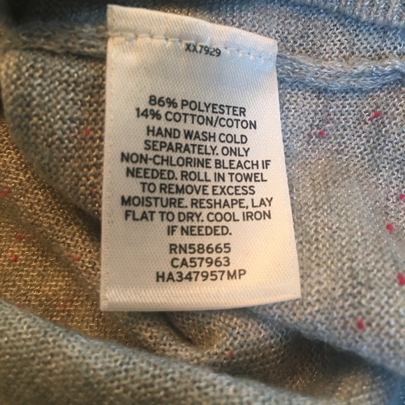 Halogen Long Sleeve Grey High/Low Sweater, NWOT - Picture 5 of 5